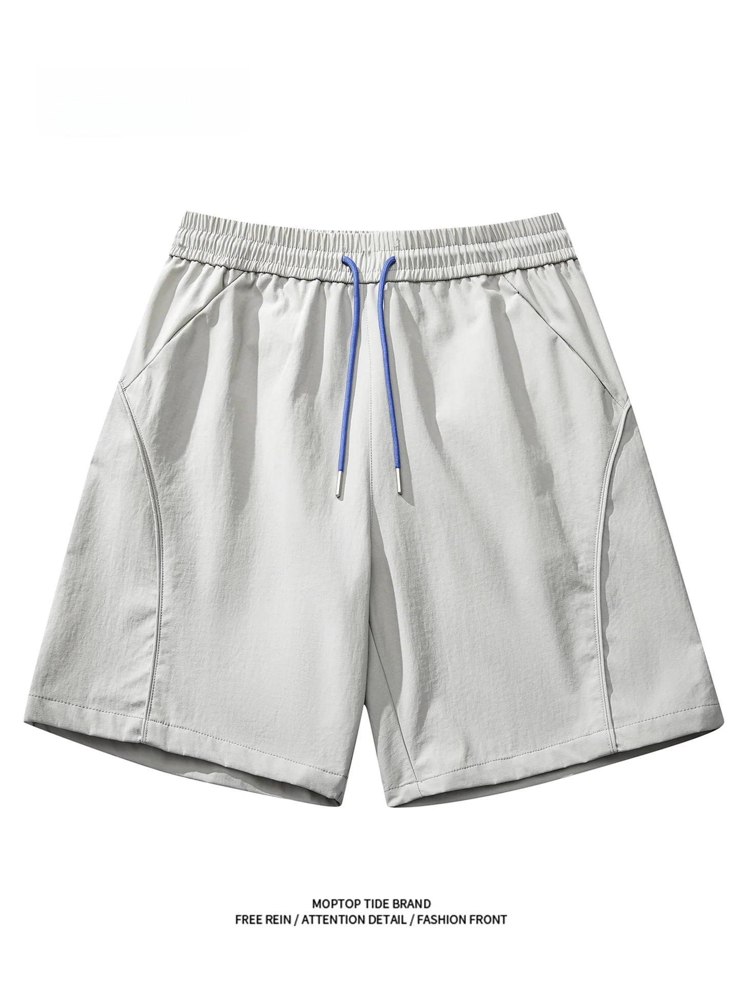 MMOPTOP Men's Casual Sporty Grey Straight Leg Wide Waist Shorts American Style Summer Fashion Loose Fit Five-Quarter Pants
MMOPTOP Men's Casual Sporty Grey Straight Leg Wide Waist Shorts American Style Summer Fashion Loose Fit Five-Quarter Pants