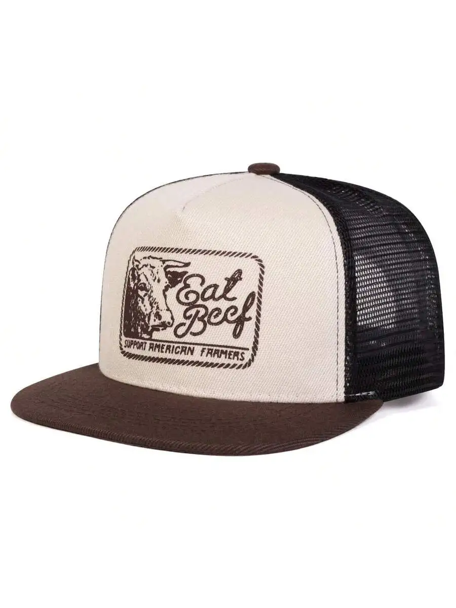 Mens Embroidered Bull Head Trucker Hat Mesh Cap Adjustable Outdoor Sun Protection Casual Hat
Mens Embroidered Bull Head Trucker Hat Mesh Cap Adjustable Outdoor Sun Protection Casual Hat