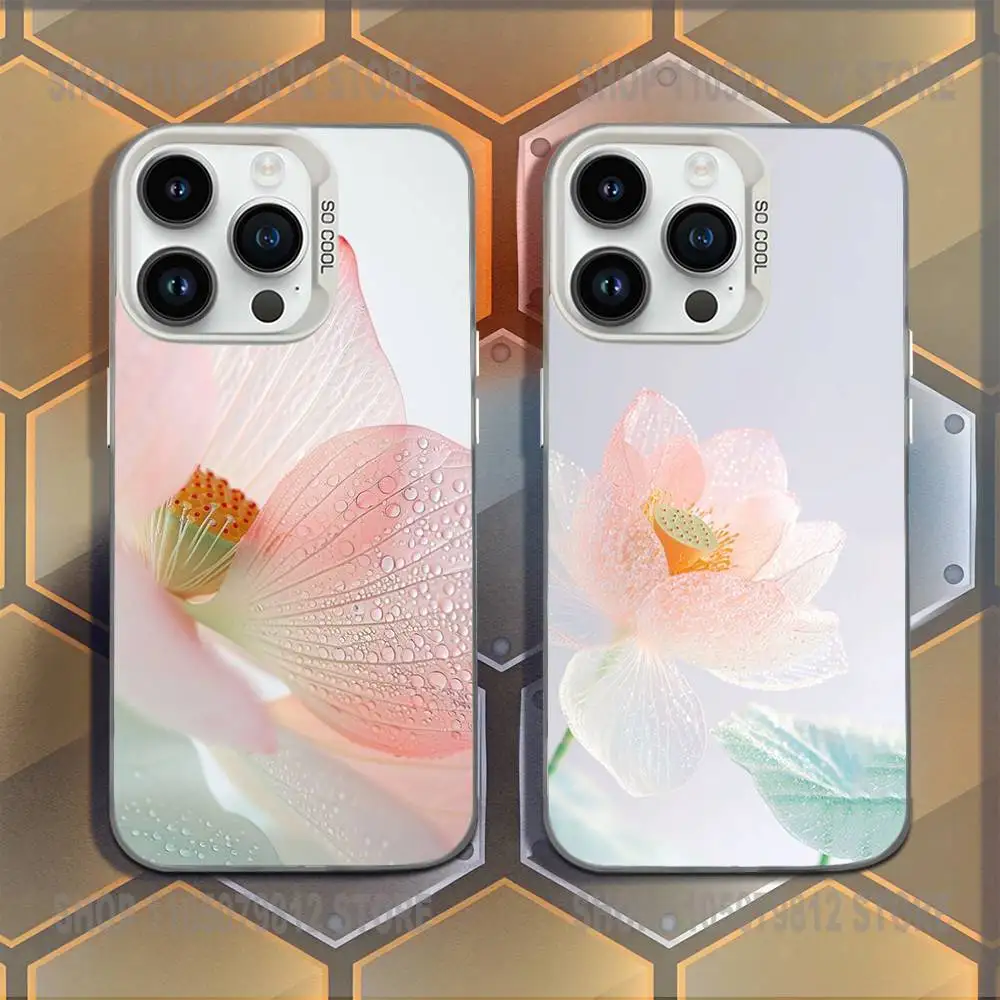 Flowers Pink Lotus Poetic Phone Case For iPhone 16,15,14,13,12,11,Mini,Pro,E,MAX White Candy Matte Shockproof Cover
Flowers Pink Lotus Poetic Phone Case For iPhone 16,15,14,13,12,11,Mini,Pro,E,MAX White Candy Matte Shockproof Cover