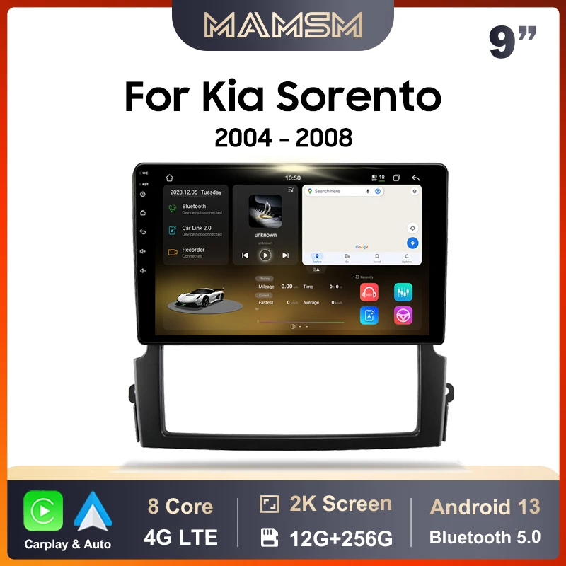 Автомобильный радиоприемник MAMSM для Kia Sorento 2004-2008 Android 13 Мультимедийный видеоплеер 4G GPS Carplay Авто головное устройство Навигационные системы 
Автомобильный радиоприемник MAMSM для Kia Sorento 2004-2008 Android 13 Мультимедийный видеоплеер 4G GPS Carplay Авто головное устройство Навигационные системы
