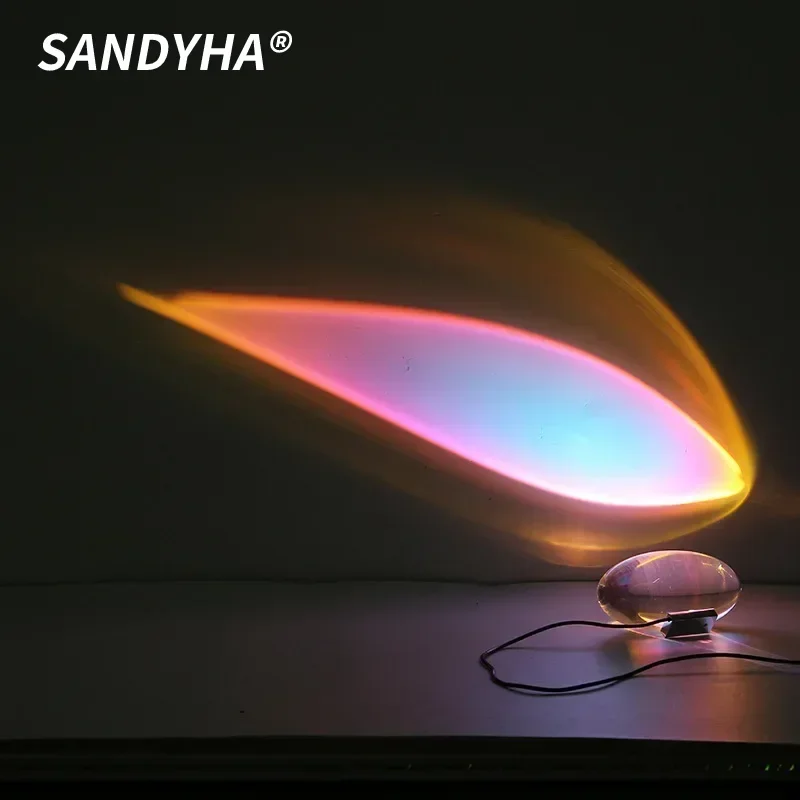SANDYHA Modern Angel's Eye Table Lamp Crystal Sunset Night Lights Decor for Bedroom Bedside Lustre Light Led Lighting Fixture
SANDYHA Modern Angel's Eye Table Lamp Crystal Sunset Night Lights Decor for Bedroom Bedside Lustre Light Led Lighting Fixture