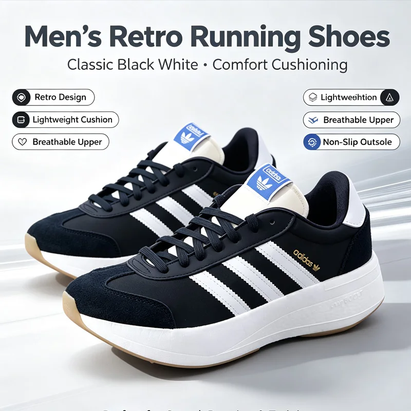 Adidas Originals Retro Suede Leather Boost Cushion Midsole Three Stripes Casual Walking Sneakers JI0836
Adidas Originals Retro Suede Leather Boost Cushion Midsole Three Stripes Casual Walking Sneakers JI0836