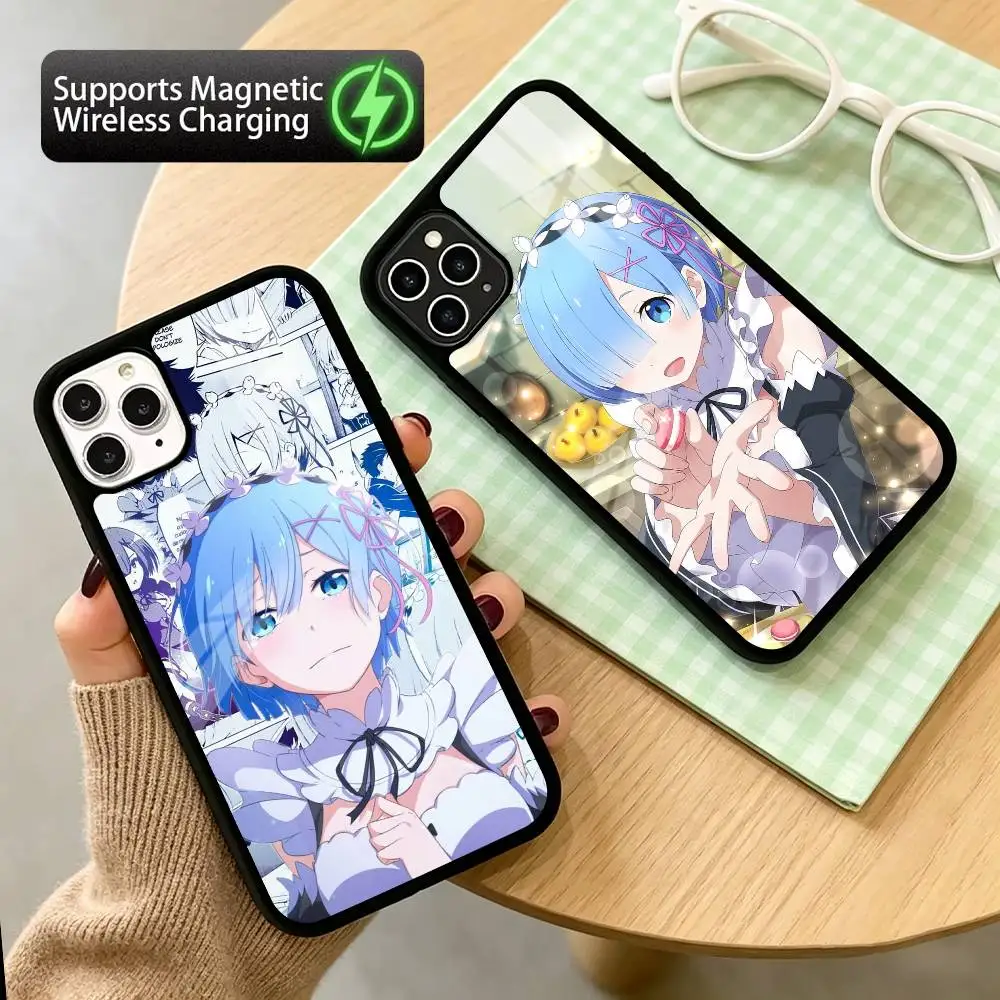 Kawaii r-Rem Re0 Phone Case For iPhone17,16,15,14,13,12,11 Plus,Pro Allows magnetic wireless charging
Kawaii r-Rem Re0 Phone Case For iPhone17,16,15,14,13,12,11 Plus,Pro Allows magnetic wireless charging