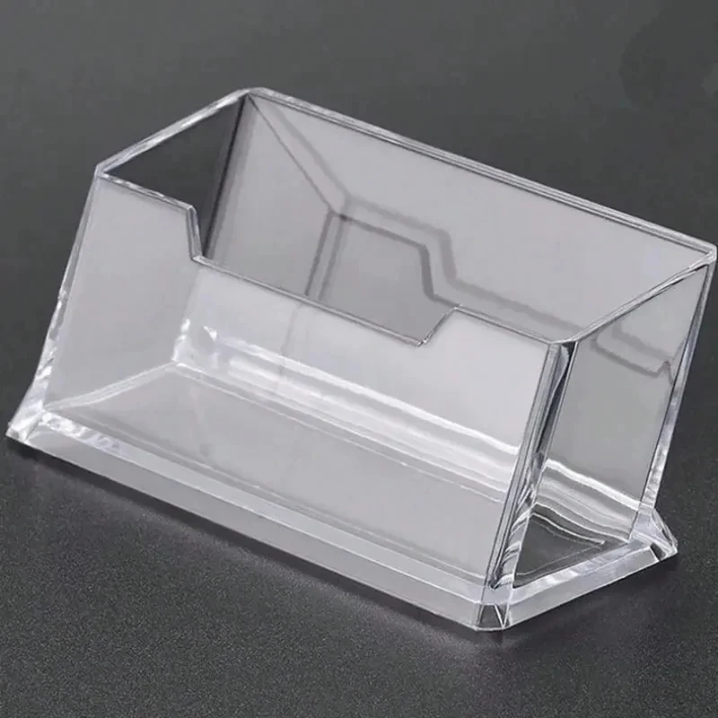 1-12pcs Transparent Business Card Holder Acrylic Display Stand Box Desk Storage Shelf Plastic Desktop Holder Office Supplies
1-12pcs Transparent Business Card Holder Acrylic Display Stand Box Desk Storage Shelf Plastic Desktop Holder Office Supplies