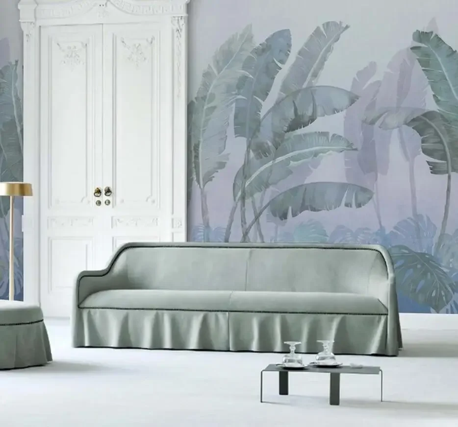 Индивидуальные обои с изображением банановых листьев для гостиной, фоновые обои для телевизионной стены, декор для дома, наклейки для стен
Индивидуальные обои с изображением банановых листьев для гостиной, фоновые обои для телевизионной стены, декор для дома, наклейки для стен