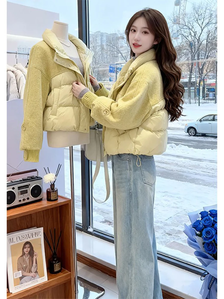 Утепленная хлопковая куртка женская зимняя модная повседневная с воротником-стойкой в стиле пэчворк, корейский стиль, для поездок на работу, свободный крой, длинный рукав
Утепленная хлопковая куртка женская зимняя модная повседневная с воротником-стойкой в стиле пэчворк, корейский стиль, для поездок на работу, свободный крой, длинный рукав