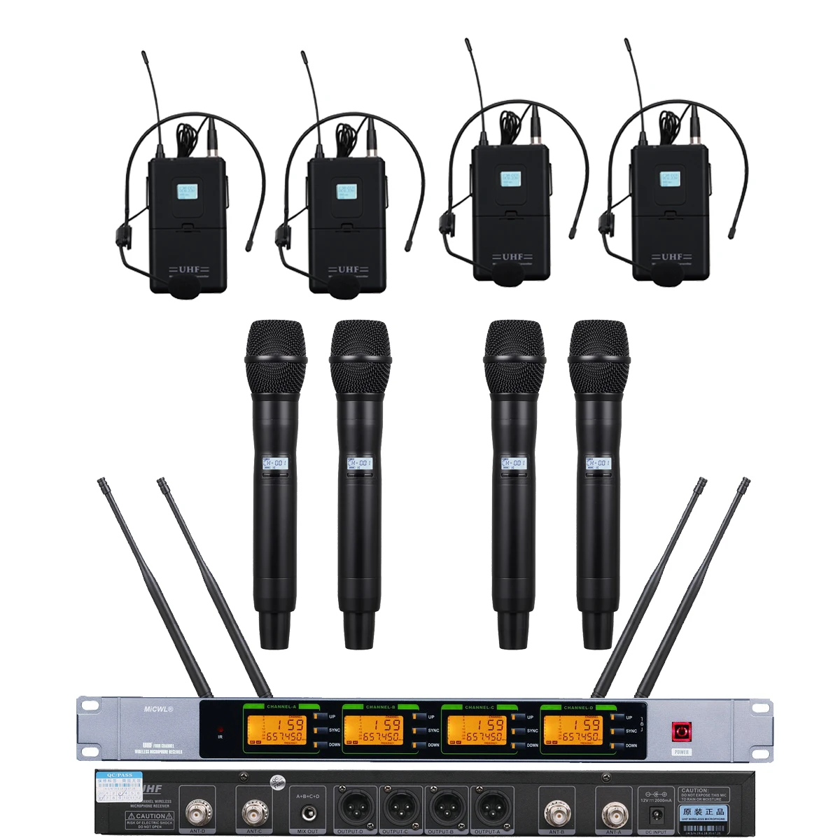 Axint 4-Channel AD4Q Digital Wireless Microphone DJ Karaoke Stage Vocal System 4 Beta58 KSM9 Handheld UL1 UR1 BeltPack Lapel Mic
Axint 4-Channel AD4Q Digital Wireless Microphone DJ Karaoke Stage Vocal System 4 Beta58 KSM9 Handheld UL1 UR1 BeltPack Lapel Mic