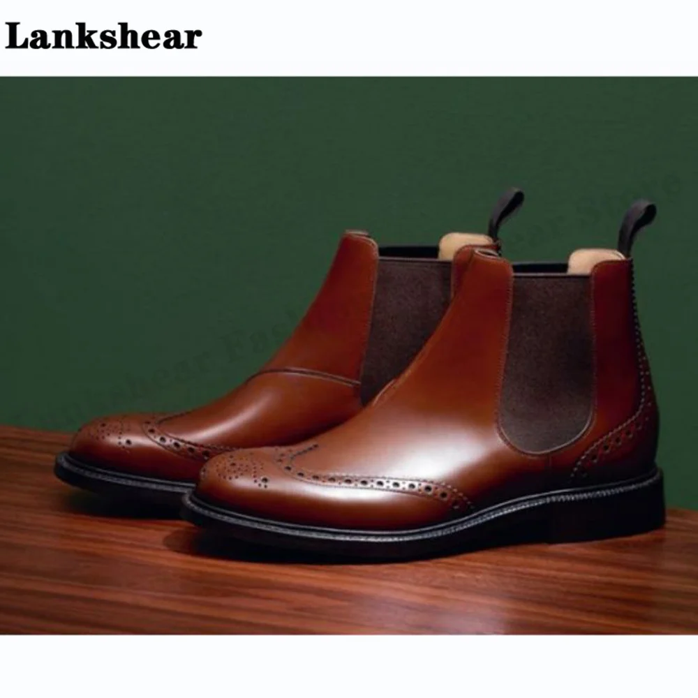 Chelsea Boots Men Leather Shoes British Style Ankle Boots Dress Shoes Autumn Winter Slip On Shoes for Men New Boots Big 40-45
Chelsea Boots Men Leather Shoes British Style Ankle Boots Dress Shoes Autumn Winter Slip On Shoes for Men New Boots Big 40-45