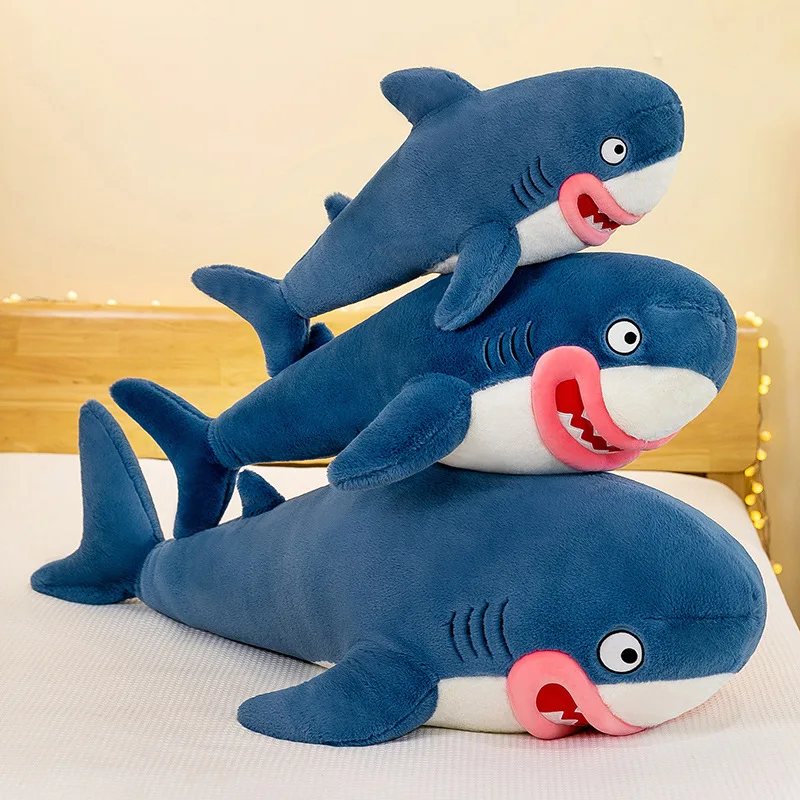 New 80cm Kawaii Large Size Red Lipped Plush Shark Toy Fill in Marine Shark Plush Animals Soft Pillow Children Birthday Gifts
New 80cm Kawaii Large Size Red Lipped Plush Shark Toy Fill in Marine Shark Plush Animals Soft Pillow Children Birthday Gifts