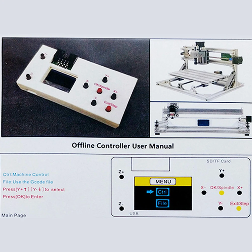 For CNC Router Machine Offline Controller Convenient Manual Control and File Engraving Recognizes High Capacity
For CNC Router Machine Offline Controller Convenient Manual Control and File Engraving Recognizes High Capacity