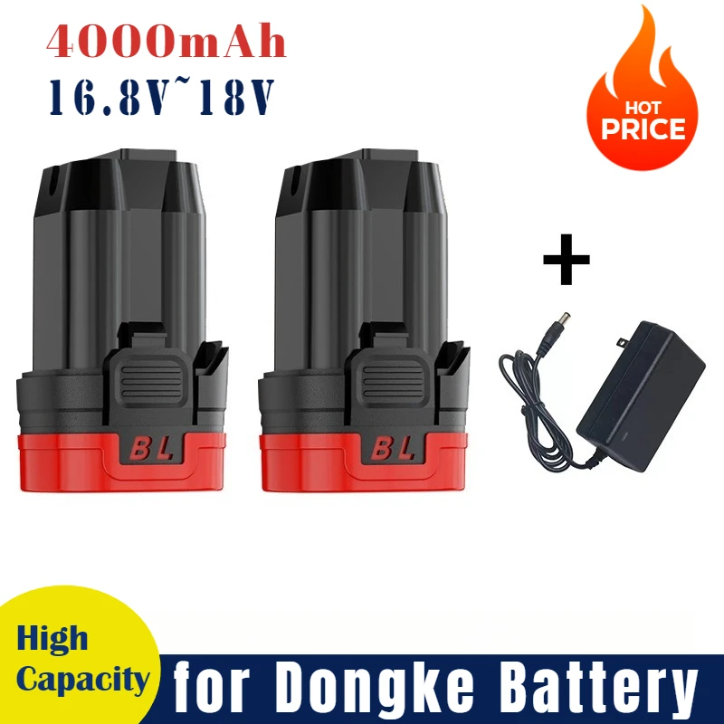 100%New Battery 18V 4000mah for Dongke JAVN Battery, Brushless Steel Gun Tapping Cordless Impact Drills Screwdrivers Power Tools
100%New Battery 18V 4000mah for Dongke JAVN Battery, Brushless Steel Gun Tapping Cordless Impact Drills Screwdrivers Power Tools