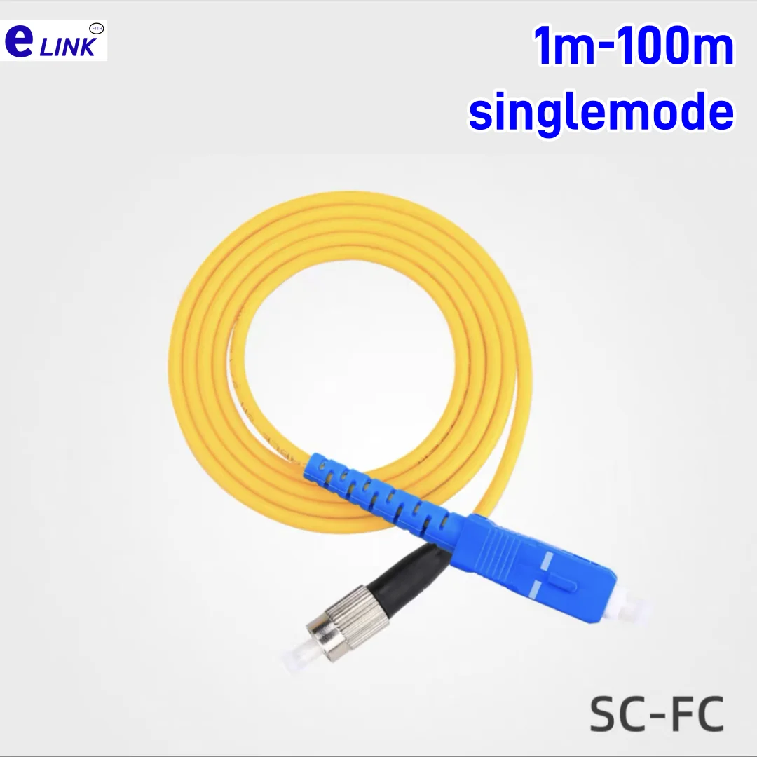 optical patch cord SC-FC 1m 5m 10m 50m 100m simplex SM 30m 20m 2m 3m PVC SC FC connector fiber jumper G652D free shippment ELINK
optical patch cord SC-FC 1m 5m 10m 50m 100m simplex SM 30m 20m 2m 3m PVC SC FC connector fiber jumper G652D free shippment ELINK