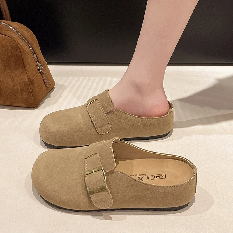 Fashionable Lightweight Birkenstocks for women New Retro Wedge-heeled Half-slippers Large-size Single Shoes for Outdoor Wear
Fashionable Lightweight Birkenstocks for women New Retro Wedge-heeled Half-slippers Large-size Single Shoes for Outdoor Wear