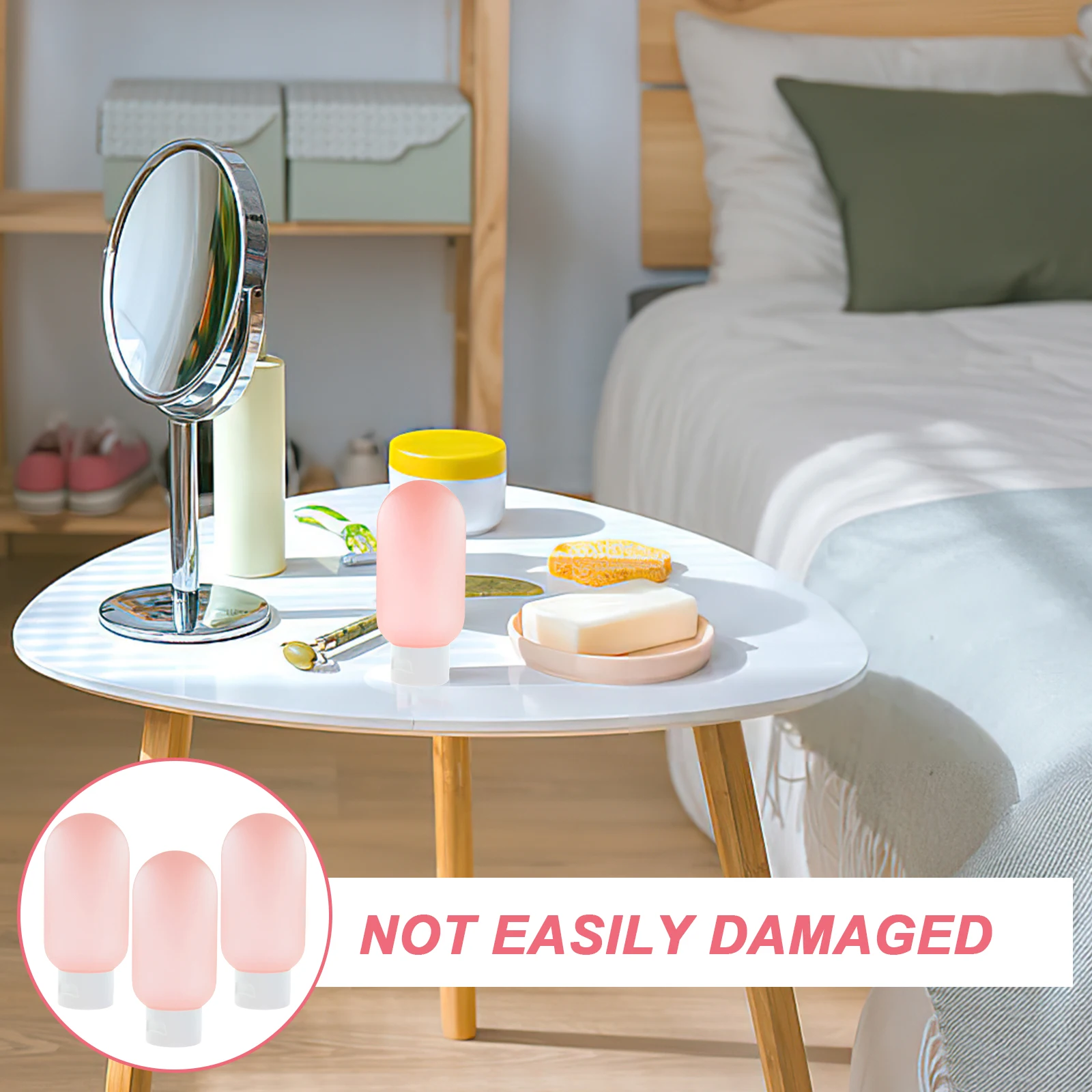 3 Pieces 60ml Flocking Bottles Travel Size Toiletry Containers Refillable Leak Proof Shampoo Lotion Storage
3 Pieces 60ml Flocking Bottles Travel Size Toiletry Containers Refillable Leak Proof Shampoo Lotion Storage