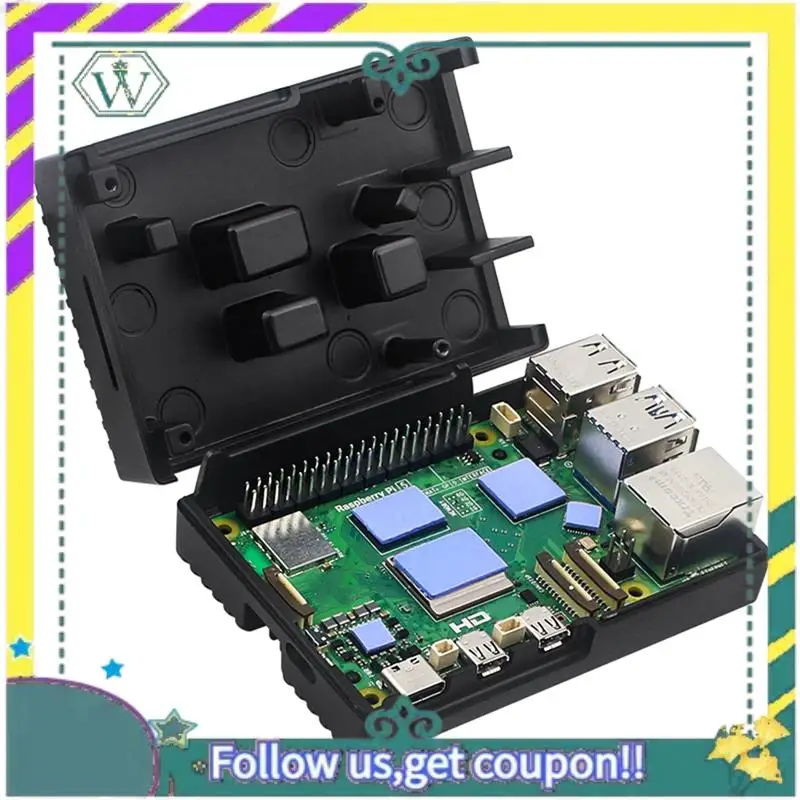 НОВЫЙ корпус радиатора для Raspberry Pi 5-го поколения, алюминиевый корпус для Raspberry Pi 5-го поколения, защитный чехол для радиатора Durab
НОВЫЙ корпус радиатора для Raspberry Pi 5-го поколения, алюминиевый корпус для Raspberry Pi 5-го поколения, защитный чехол для радиатора Durab