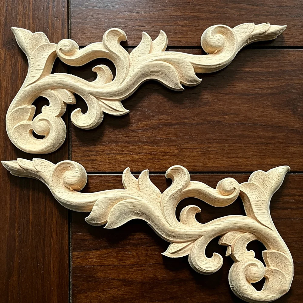 4PCS 22/36cm Flower Woodcarving Corner Decal Unpainted Wood Carved Decal Corner Onlay Applique Frame for Furniture Cabinet Door
4PCS 22/36cm Flower Woodcarving Corner Decal Unpainted Wood Carved Decal Corner Onlay Applique Frame for Furniture Cabinet Door