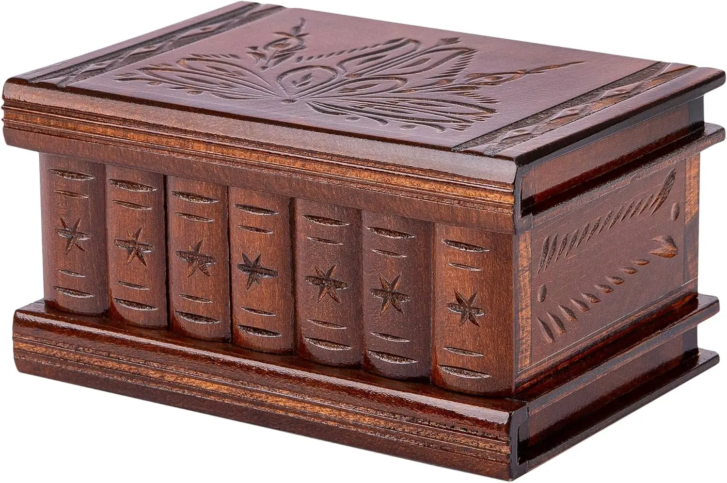 Secret Wooden Puzzle Box with Hidden Compartments for Money, Gift Card, Escape Room - Secure Storage
Secret Wooden Puzzle Box with Hidden Compartments for Money, Gift Card, Escape Room - Secure Storage