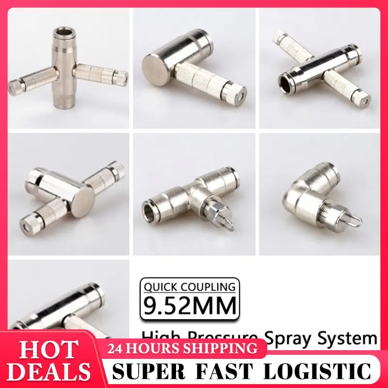 Valve Connector Mist Nozzle High Pressure Innovative Atomization Versatile Pe Pipe Quick Insert Valve Connector For Atomization
Valve Connector Mist Nozzle High Pressure Innovative Atomization Versatile Pe Pipe Quick Insert Valve Connector For Atomization