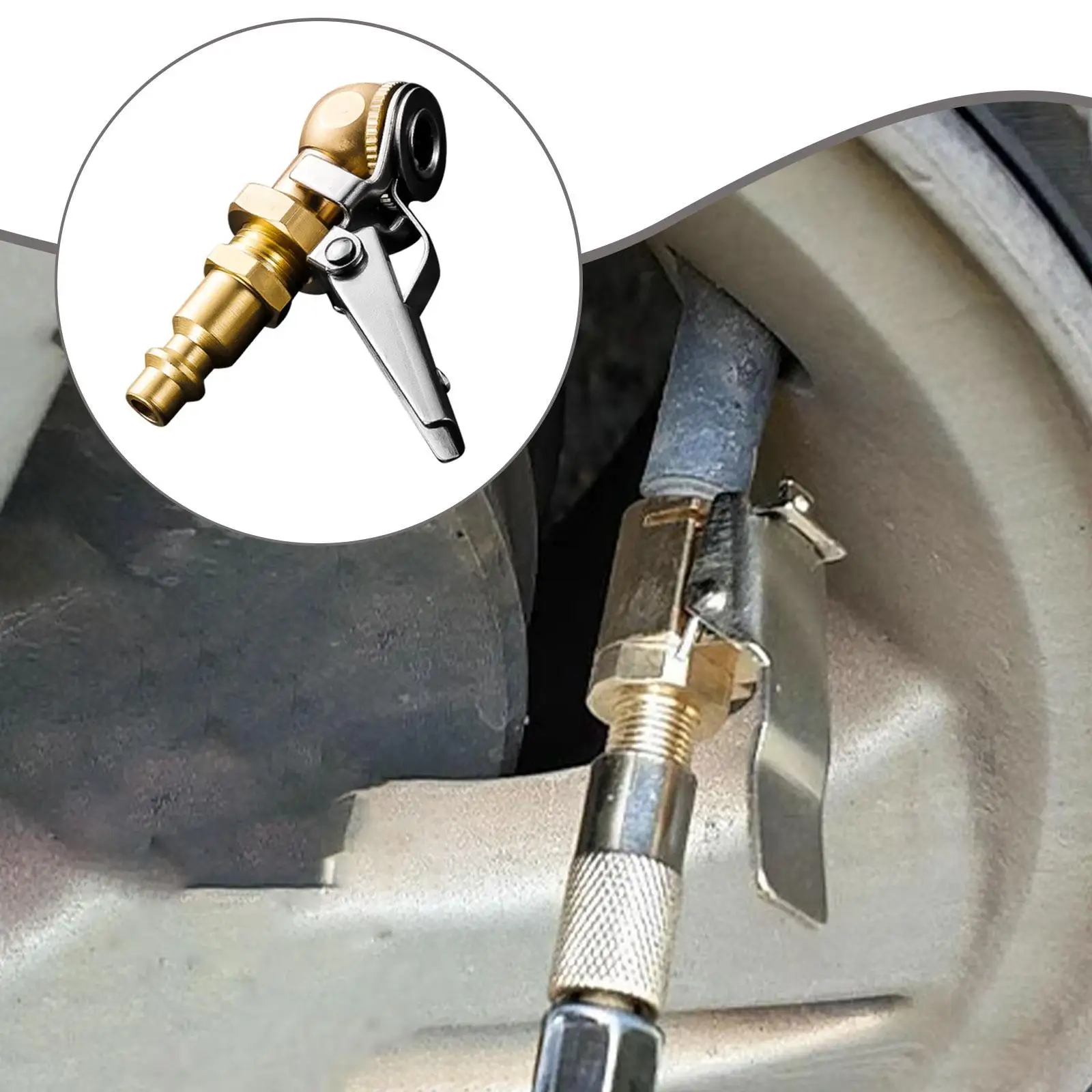 Closed Ball Tire Chuck 1/4" Fnpt with Quick Plug Multifunctional Professional Accessories Repair Parts with Clip Replacement
Closed Ball Tire Chuck 1/4" Fnpt with Quick Plug Multifunctional Professional Accessories Repair Parts with Clip Replacement