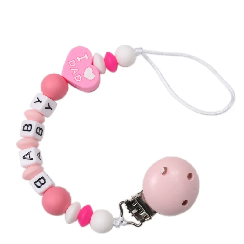 Детское индивидуальное имя, зажим для соски, держатель для соски, цепочка для пустышки, силиконовые цепочки для пустышек, пустышка для новорожденных, игрушки для прорезывания зубов, жевательный подарок
Детское индивидуальное имя, зажим для соски, держатель для соски, цепочка для пустышки, силиконовые цепочки для пустышек, пустышка для новорожденных, игрушки для прорезывания зубов, жевательный подарок