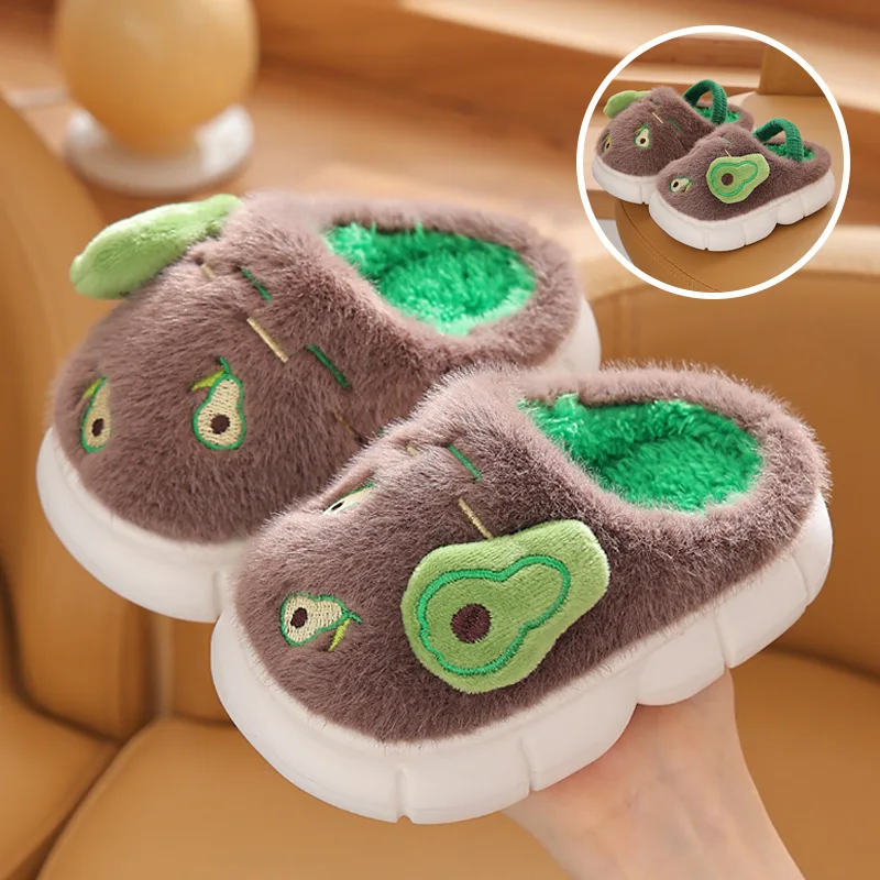 Fashion Winter Children Plush Slippers New Boys Girls Fruit House Slippers Cartoon Furry Hairy Kids Cotton Slippers Soft Bottom
Fashion Winter Children Plush Slippers New Boys Girls Fruit House Slippers Cartoon Furry Hairy Kids Cotton Slippers Soft Bottom