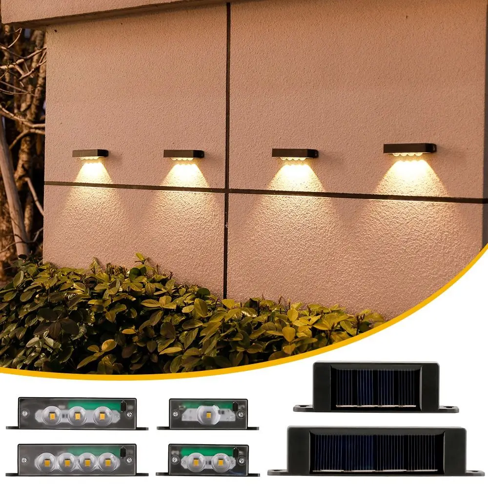 LED Solar Garden Lights Black Shell 1/2/3/4 Lamps Solar Pathway Lights Easy Install Decorative Garden Fence Light Outdoor Use
LED Solar Garden Lights Black Shell 1/2/3/4 Lamps Solar Pathway Lights Easy Install Decorative Garden Fence Light Outdoor Use