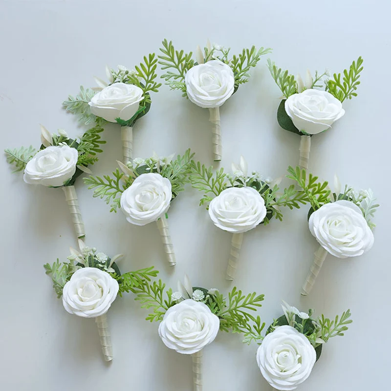 25068 White Bohemian Rose Flower Corsage & Wristlet - Perfect for Brides, Groomsmen, and Wedding Decorations
25068 White Bohemian Rose Flower Corsage & Wristlet - Perfect for Brides, Groomsmen, and Wedding Decorations