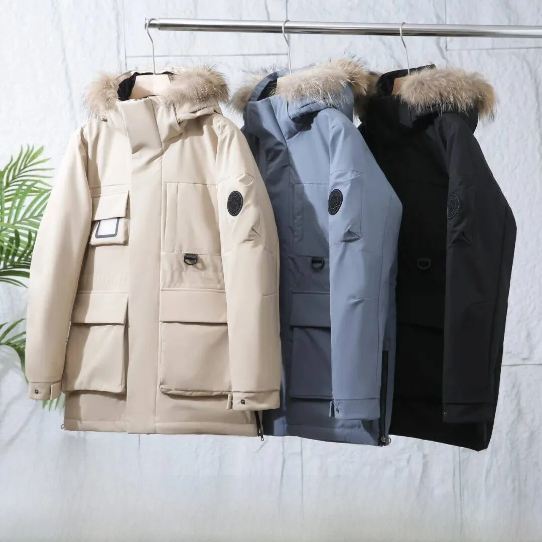 Polar Anti-Cold Bla Tech Heat Reflection down Jaet Men's Windproof Water Resistant White Du down Large Fur Collar Casua...
Polar Anti-Cold Bla Tech Heat Reflection down Jaet Men's Windproof Water Resistant White Du down Large Fur Collar Casua...