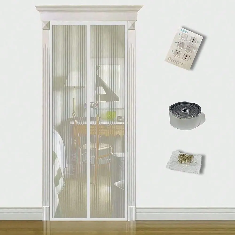 Magnetic Screen Door, Bottom Weighted Door Mesh Screen With Magnet Fit Door Size 35 X 78 Inch, Strong Magnetic Screen Door For
Magnetic Screen Door, Bottom Weighted Door Mesh Screen With Magnet Fit Door Size 35 X 78 Inch, Strong Magnetic Screen Door For