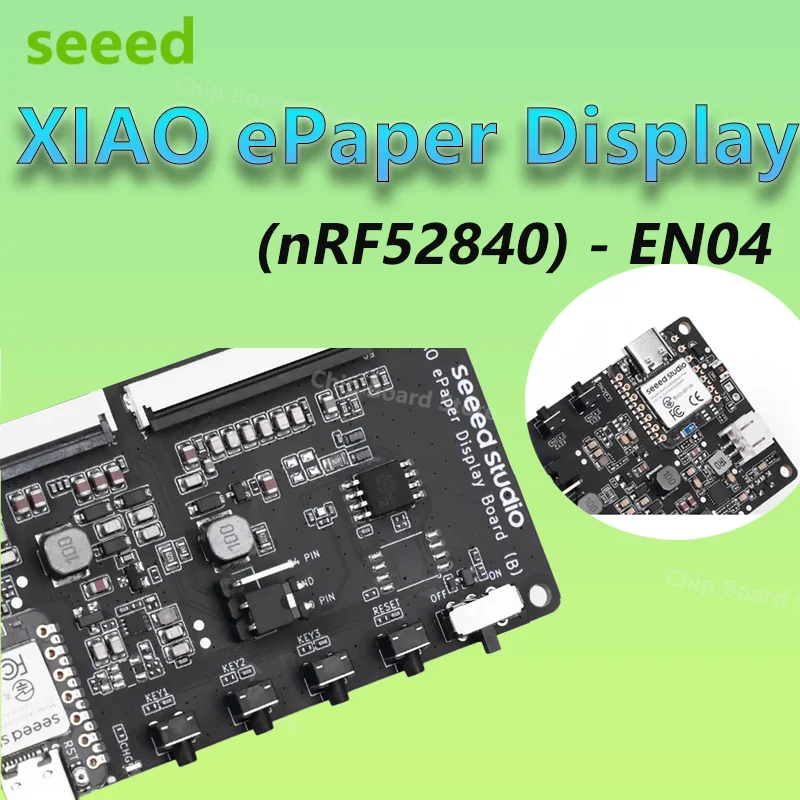 Плата дисплея Seeed XIAO ePaper EN04 от XIAO с поддержкой nRF52840 Plus, 24-контактный, 50-контактный разъемы, JST 2.0 мм, ИС для зарядки аккумулятора, переключатель питания
Плата дисплея Seeed XIAO ePaper EN04 от XIAO с поддержкой nRF52840 Plus, 24-контактный, 50-контактный разъемы, JST 2.0 мм, ИС для зарядки аккумулятора, переключатель питания
