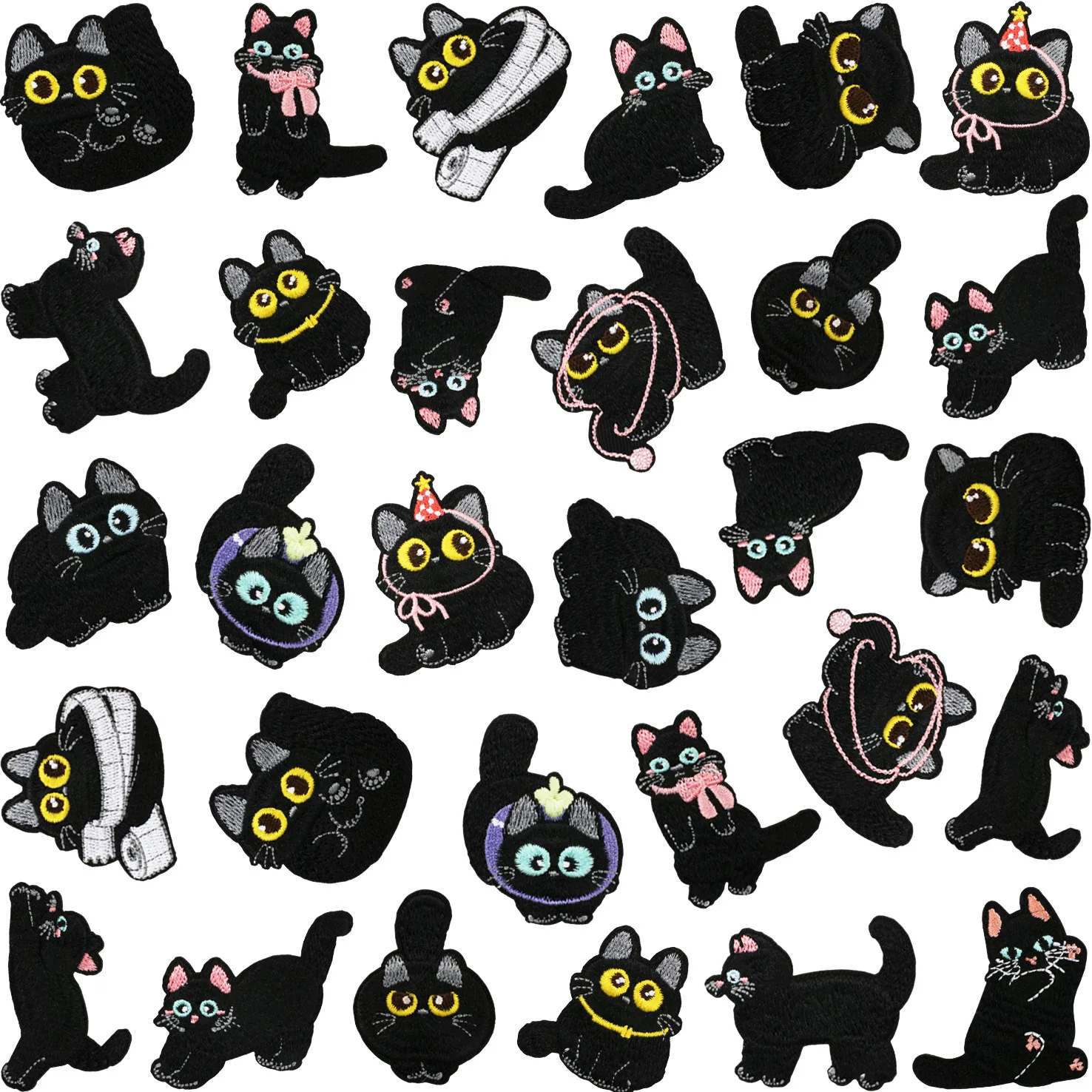 1/10Pcs Cartoon Cat Embroidery Cloth Sticker Kitten Computer Embroidery Label Heat Transfer Clothes Decoration Patch Sticker
1/10Pcs Cartoon Cat Embroidery Cloth Sticker Kitten Computer Embroidery Label Heat Transfer Clothes Decoration Patch Sticker