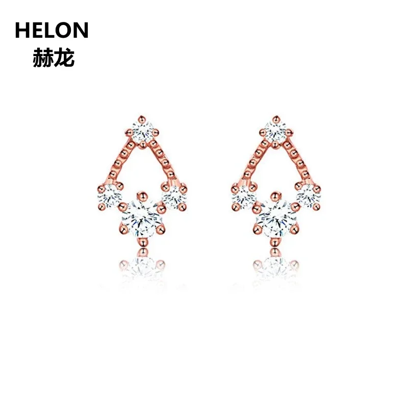 Solid 18k Rose Gold Women Stud Earrings AAA Graded Cubic Zirconia CZ Earrings Anniversary Engagement Wedding Party Fine Jewelry
Solid 18k Rose Gold Women Stud Earrings AAA Graded Cubic Zirconia CZ Earrings Anniversary Engagement Wedding Party Fine Jewelry