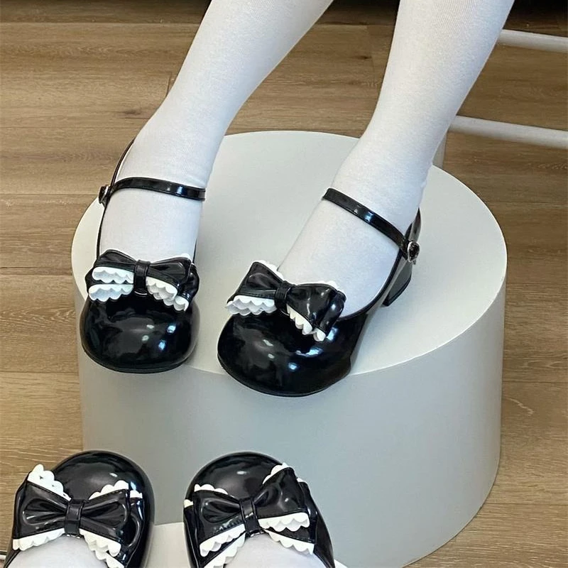 Mary Jane Women's Shoes Round Headed Princess Style with Cute Butterfly Bow Lolita Shoes 2026 Spring/summer New Fashion,35-40
Mary Jane Women's Shoes Round Headed Princess Style with Cute Butterfly Bow Lolita Shoes 2026 Spring/summer New Fashion,35-40