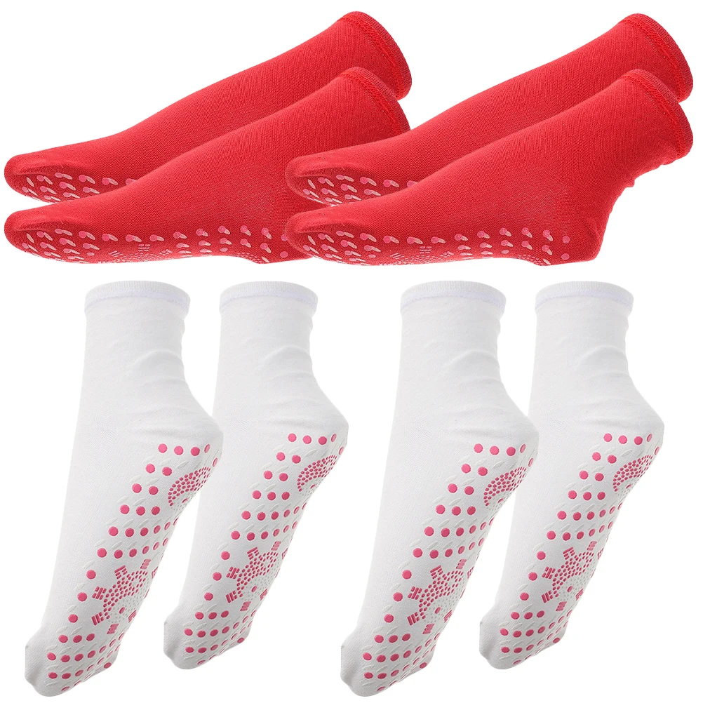 Heating Socks 4 Pairs Warm Soft Absorbent Thermal Circulation Self Heating Women Men Cotton Mid Tube Ski Climbing Skating
Heating Socks 4 Pairs Warm Soft Absorbent Thermal Circulation Self Heating Women Men Cotton Mid Tube Ski Climbing Skating