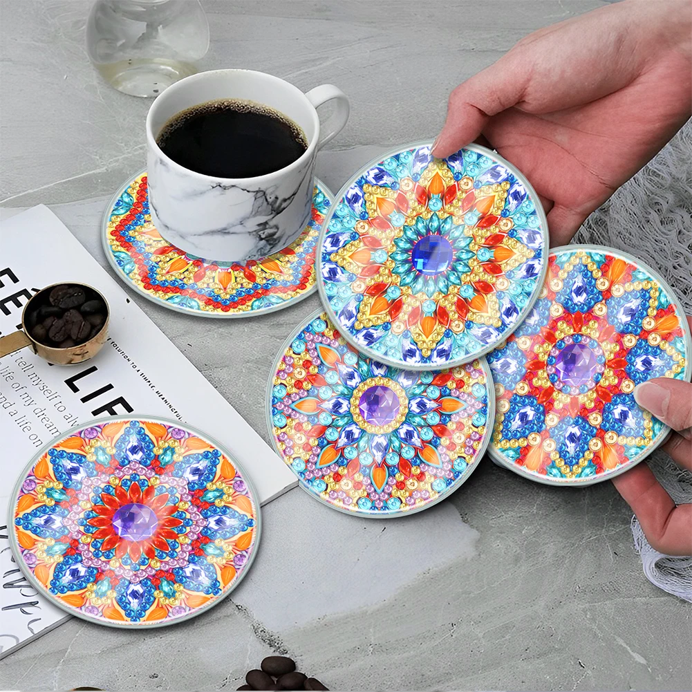 6pcs Diamond Painting Coasters Kit Classic Mandala DIY Diamond Art Crafts Modern Animal Cartoon Waterproof Holiday Christmas
6pcs Diamond Painting Coasters Kit Classic Mandala DIY Diamond Art Crafts Modern Animal Cartoon Waterproof Holiday Christmas