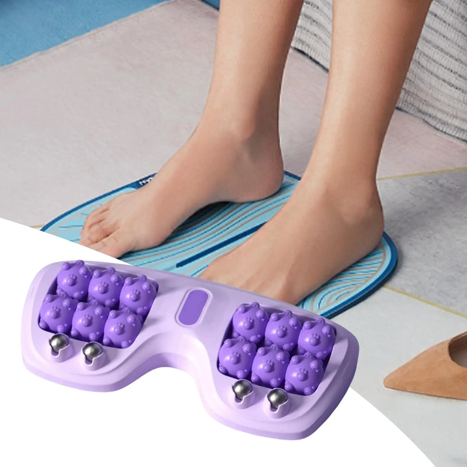 Роликовый массажер для ног, точечный массаж ног, подошвенный фасциит, облегчение боли, расслабляющий ролик, триггерная точка, инструмент для рефлексологии
Роликовый массажер для ног, точечный массаж ног, подошвенный фасциит, облегчение боли, расслабляющий ролик, триггерная точка, инструмент для рефлексологии