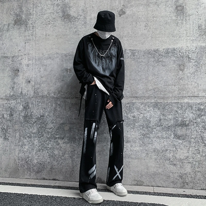 Мужские джинсы-клеш Bla Tie Dye Slim Fit для весны и осени, модные, в стиле ретро, для уличной моды, износостойкие, повседневные брюки
Мужские джинсы-клеш Bla Tie Dye Slim Fit для весны и осени, модные, в стиле ретро, для уличной моды, износостойкие, повседневные брюки