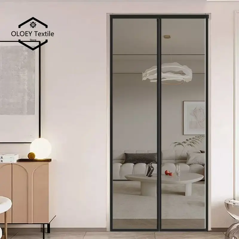Automatically close the black magnetic door curtain to prevent mosquito bites, self-adhesive without holes, encrypted and silent
Automatically close the black magnetic door curtain to prevent mosquito bites, self-adhesive without holes, encrypted and silent