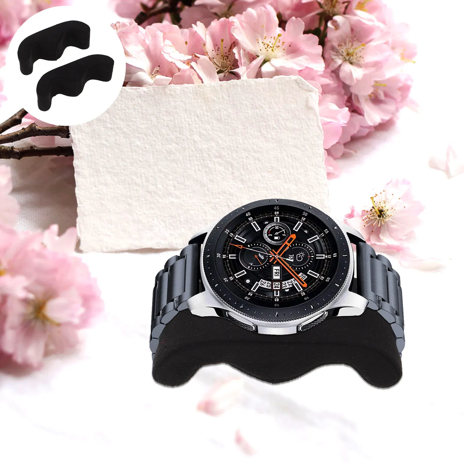 2Pcs Watch Pillow Black Soft Cushion for Jewelry Display Bracelet Organizer Mini Watch Holder Sponge Jewelry Pillow
2Pcs Watch Pillow Black Soft Cushion for Jewelry Display Bracelet Organizer Mini Watch Holder Sponge Jewelry Pillow