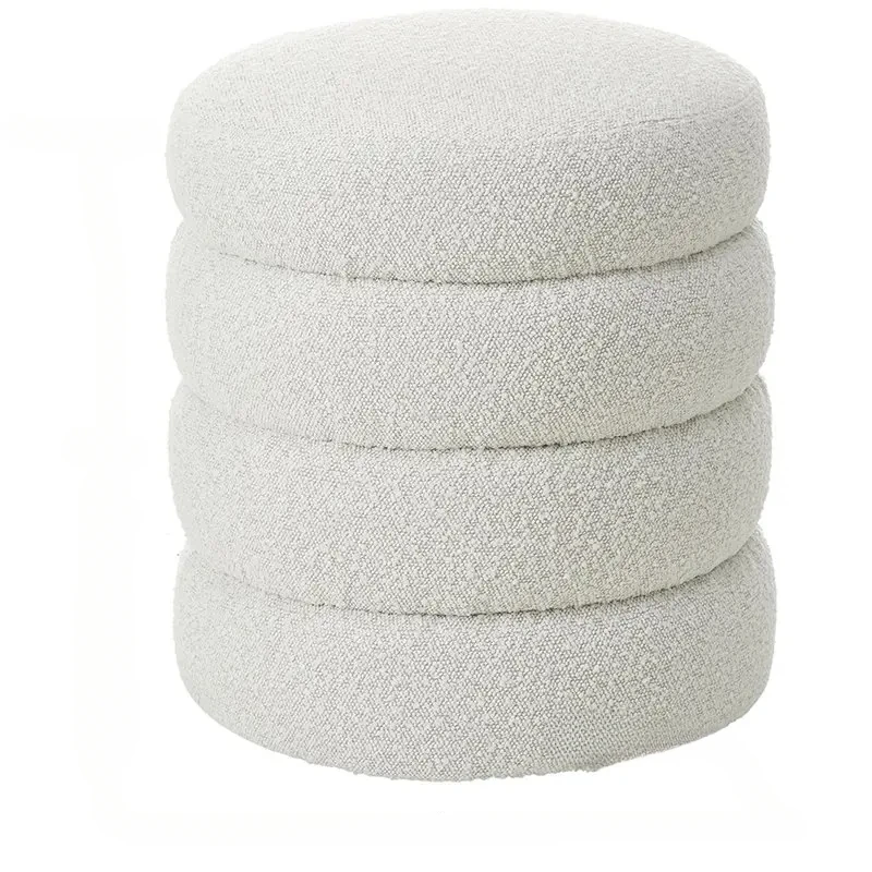Nordic Luxury Round Stool Designer Lamb Velvet Ottoman Living Room Furniture Ins Bedroom Bed End Stool Door Shoe Changing Stools
Nordic Luxury Round Stool Designer Lamb Velvet Ottoman Living Room Furniture Ins Bedroom Bed End Stool Door Shoe Changing Stools