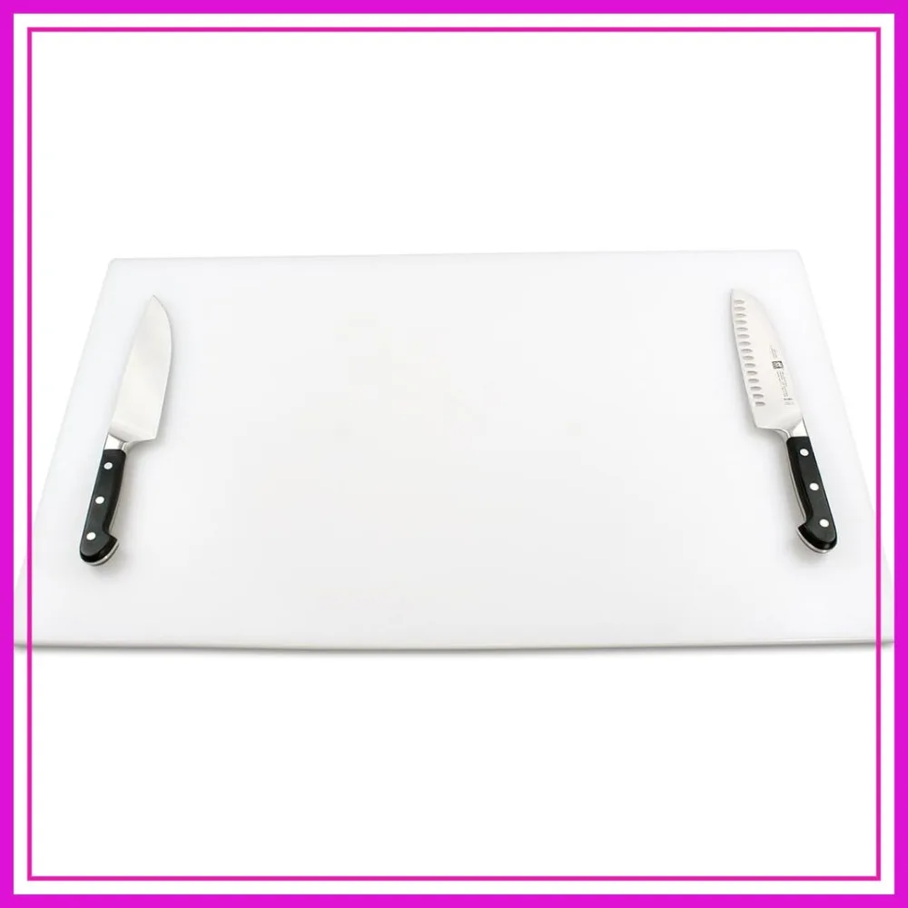Big 30x18 Cutting Board, 3/4" Thick for Meat, Game & Fish, Commercial HDPP, NSF, 13 lbs, White
Big 30x18 Cutting Board, 3/4" Thick for Meat, Game & Fish, Commercial HDPP, NSF, 13 lbs, White