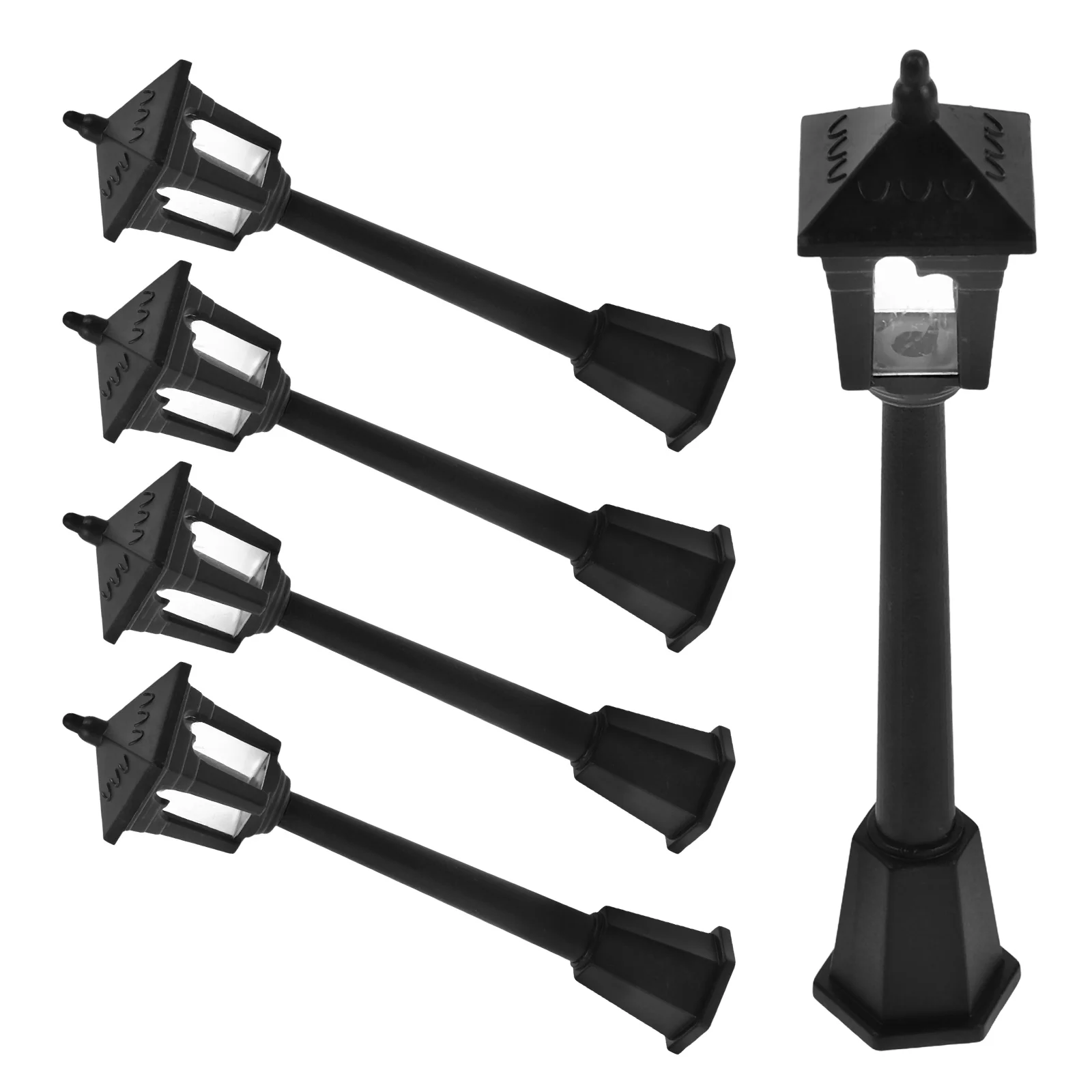 5 Pcs House Street Light Miniature Train Lamp Large Dollhouse Lamppost Lamps Pathway Plastic
5 Pcs House Street Light Miniature Train Lamp Large Dollhouse Lamppost Lamps Pathway Plastic
