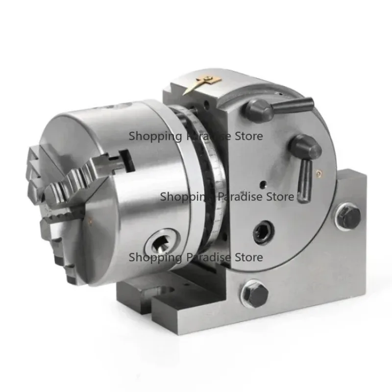 BS-0 5-Inch 3-Jaw Chuck Spiral Head Semi-Universal Milling Set Indexing Dividing Head Tailstock for Milling Machine
BS-0 5-Inch 3-Jaw Chuck Spiral Head Semi-Universal Milling Set Indexing Dividing Head Tailstock for Milling Machine