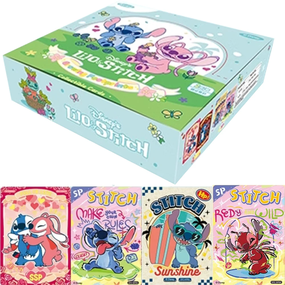 Original Disney Lilo and Stitch Card Growth Footprints Series Sweet Cute Character Cards Anime Collection Cards Gifts Toys
Original Disney Lilo and Stitch Card Growth Footprints Series Sweet Cute Character Cards Anime Collection Cards Gifts Toys