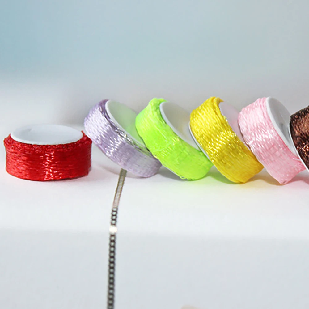 5Pcs 1/12 Dollhouse Accessories Mini Ribbon Roll Miniature Silk Ribbon Model for Doll House Decoration ob11 bjd Color Random
5Pcs 1/12 Dollhouse Accessories Mini Ribbon Roll Miniature Silk Ribbon Model for Doll House Decoration ob11 bjd Color Random