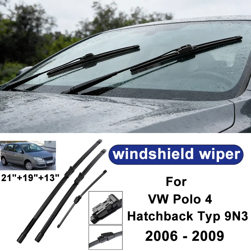 For VW Polo 4 Hatchback Typ 9N3 2006-2009 car windshield front/rear wipers, silent wiper blades,car blade brush accessories
For VW Polo 4 Hatchback Typ 9N3 2006-2009 car windshield front/rear wipers, silent wiper blades,car blade brush accessories