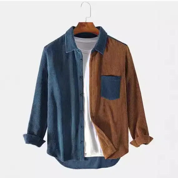 Men's Corduroy Color Block Long Sleeve Shirt Thickened Flocking Process Polyester Fiber Other Material 100% Inner Wear Pure C...
Men's Corduroy Color Block Long Sleeve Shirt Thickened Flocking Process Polyester Fiber Other Material 100% Inner Wear Pure C...