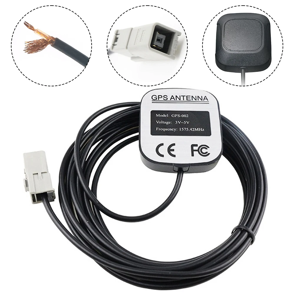 1PCS 3 To 5V 2.8mm Car GPS Navigation Active Antenna GT5-1S Socket Antenna Connector Cable 300cm Length GPS Antenna ABS Material
1PCS 3 To 5V 2.8mm Car GPS Navigation Active Antenna GT5-1S Socket Antenna Connector Cable 300cm Length GPS Antenna ABS Material