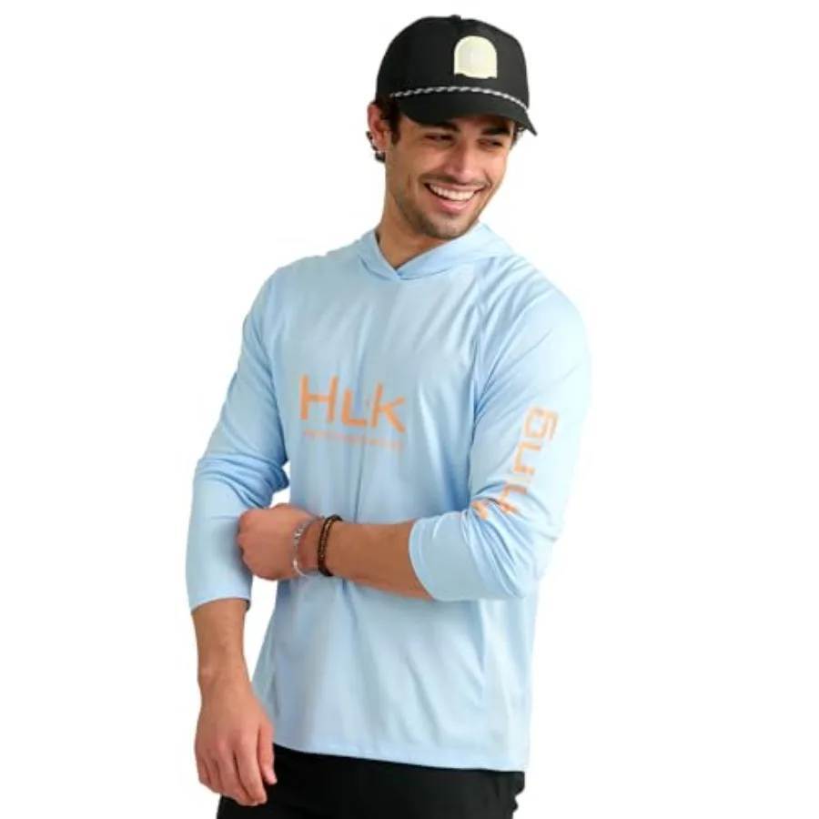 Mens Pursuit Vented Long Sleeve Hoodie for fishing, polyester mesh blend, navy blue, breathable and sun-protective
Mens Pursuit Vented Long Sleeve Hoodie for fishing, polyester mesh blend, navy blue, breathable and sun-protective