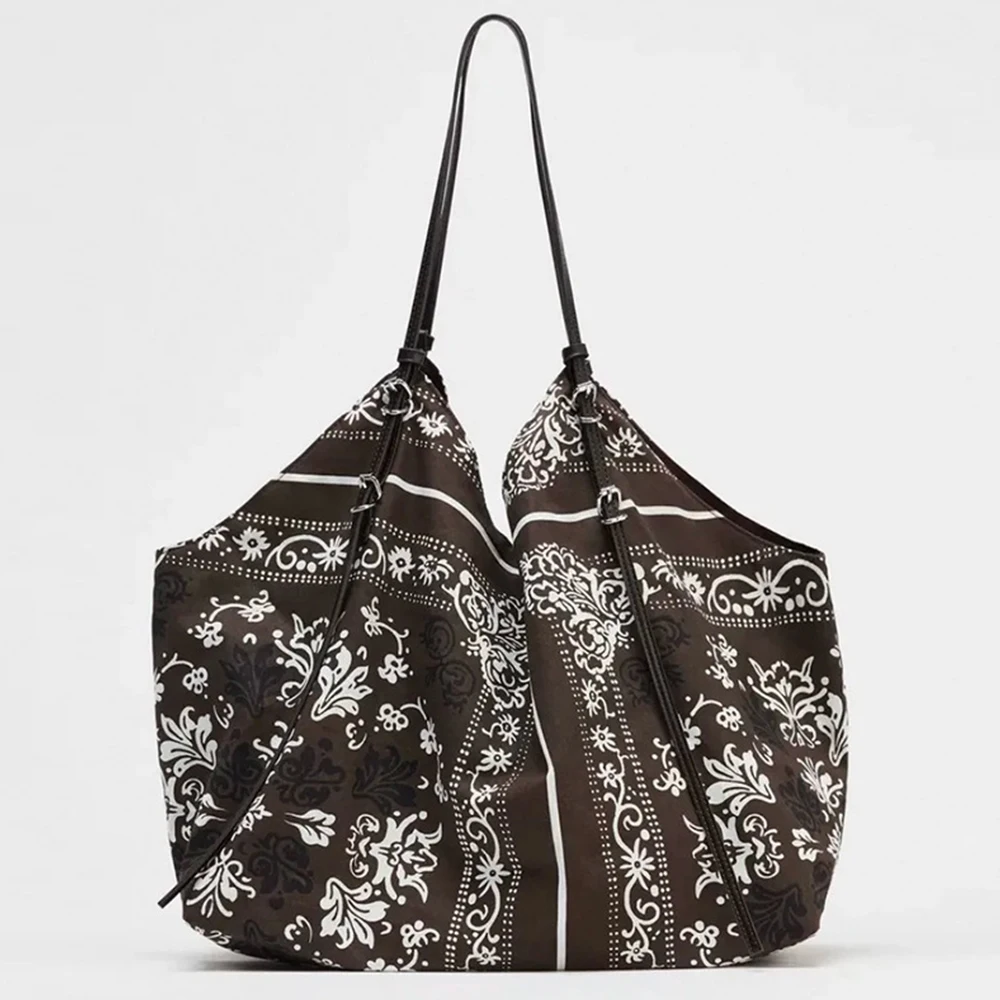 Large Capacity Tote Bag Printed Shoulder Bag Soft Shopper Purses Fashion Designer Handbags Hobos Bags for Women
Large Capacity Tote Bag Printed Shoulder Bag Soft Shopper Purses Fashion Designer Handbags Hobos Bags for Women